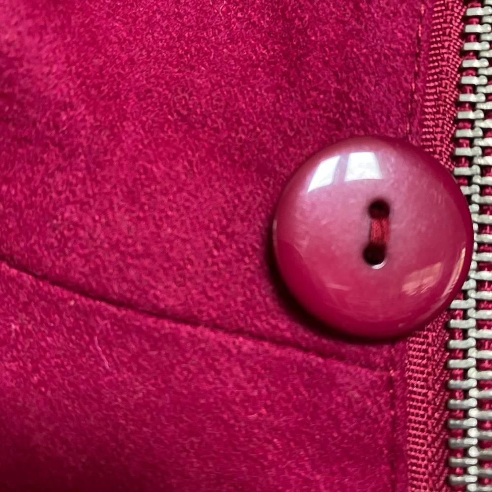 Nikita Wool Jacket. Maroon Fall Jacket- L - image 5